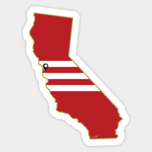 San Francisco Football (Alternate) Sticker